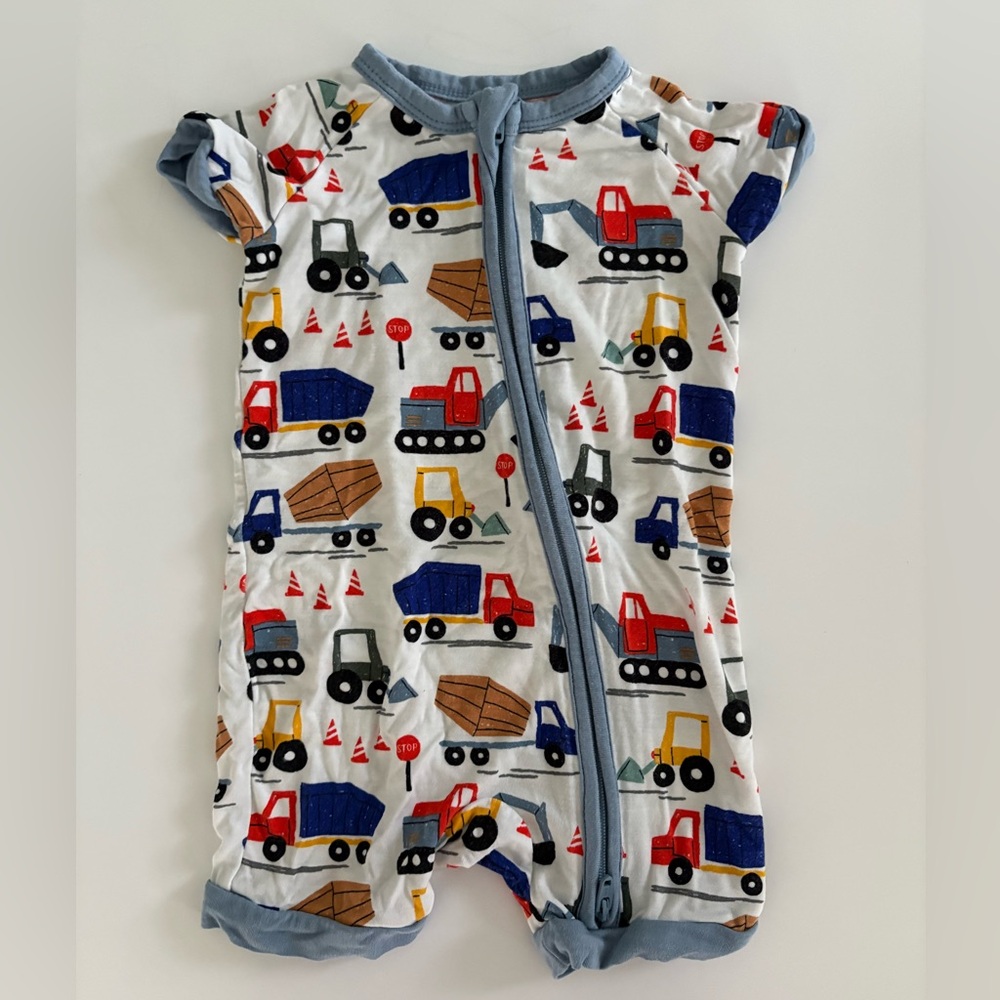 Little Sleepies Shorty Zippy 3-6M